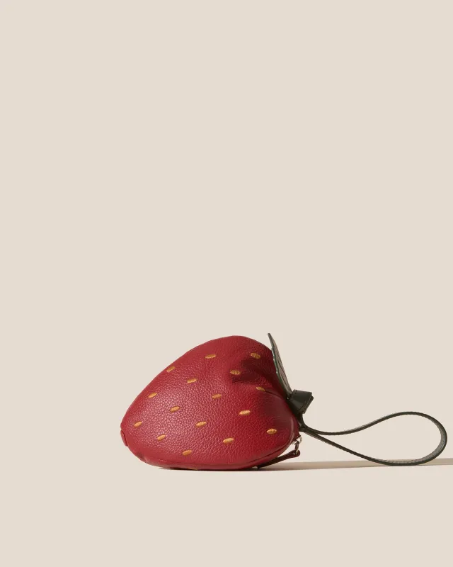 FRAULA - Strawberry-Shaped Leather Coin Purse made by Hereu Studio