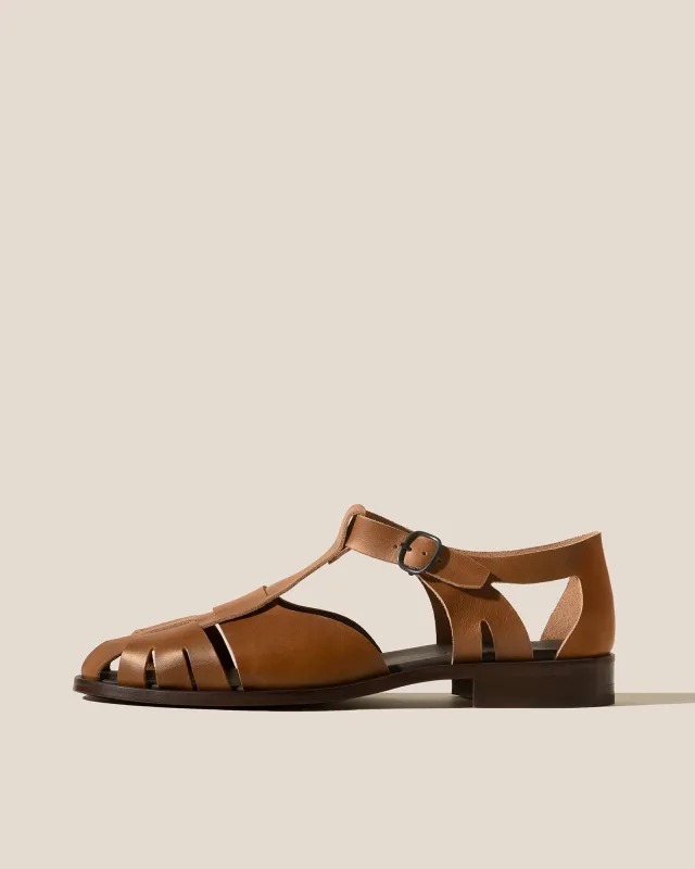 PESCA VEG TAN - Men's Fisherman Sandal made by Hereu Studio