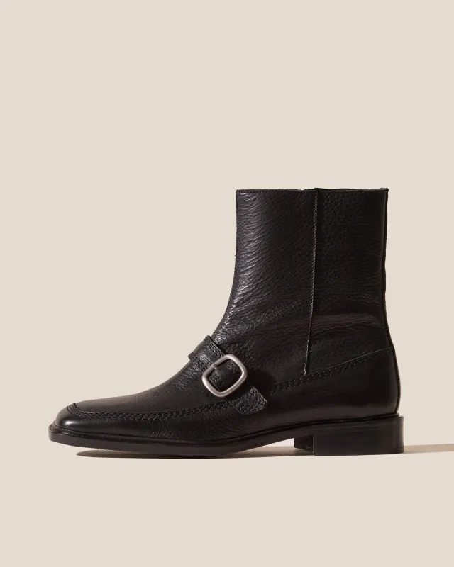 BERNAT BOOT - Men’s Buckle-Detail Low-Calf Boot made by Hereu Studio