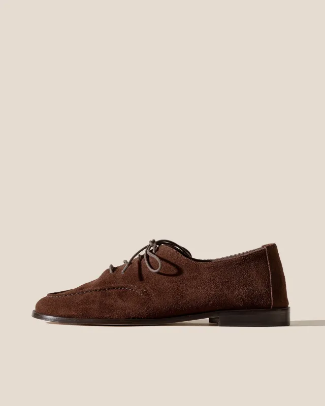 JULIOL LACE UP SUEDE - Men's Deconstructed Shoe made by Hereu Studio