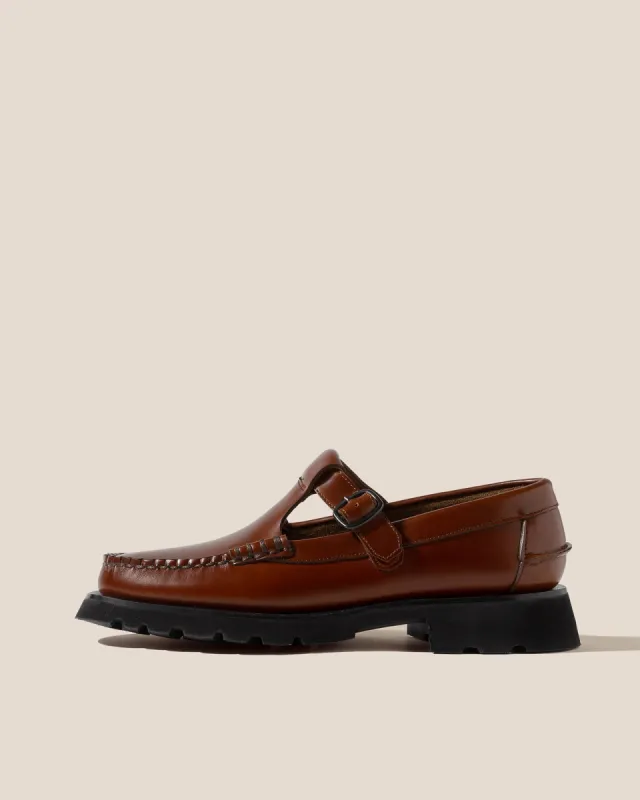 ALBER SPORT - Men's Tread Sole T-Bar Loafer sold by Hereu Studio