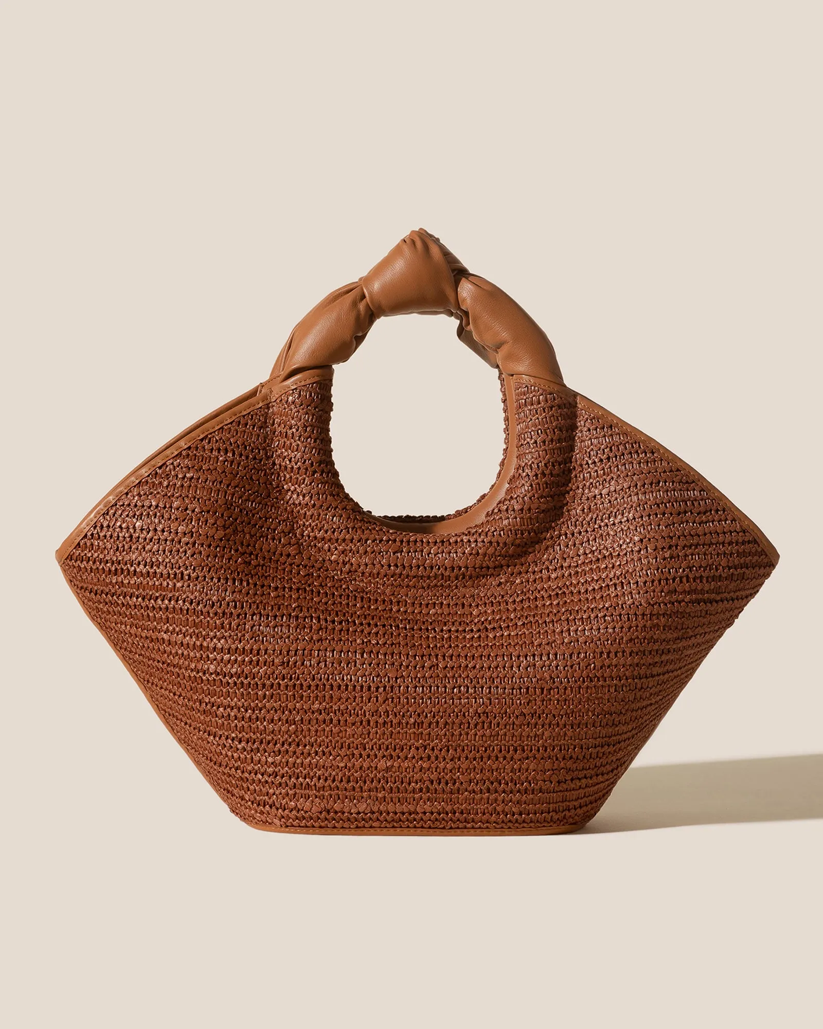 CASTELL RAFFIA - Knotted-handle Tote Bag sold by Hereu Studio