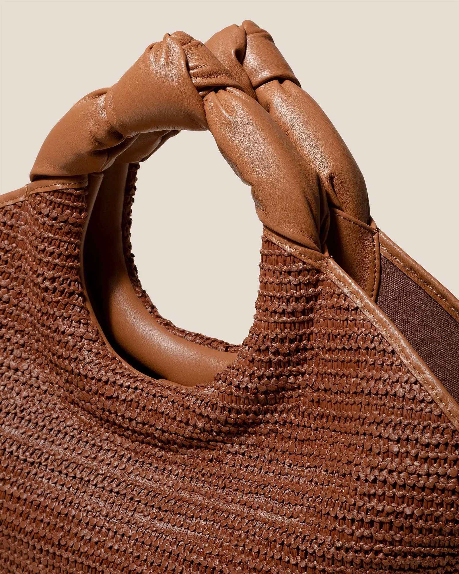 CASTELL RAFFIA - Knotted-handle Tote Bag sold by Hereu Studio product image thumbnail 2