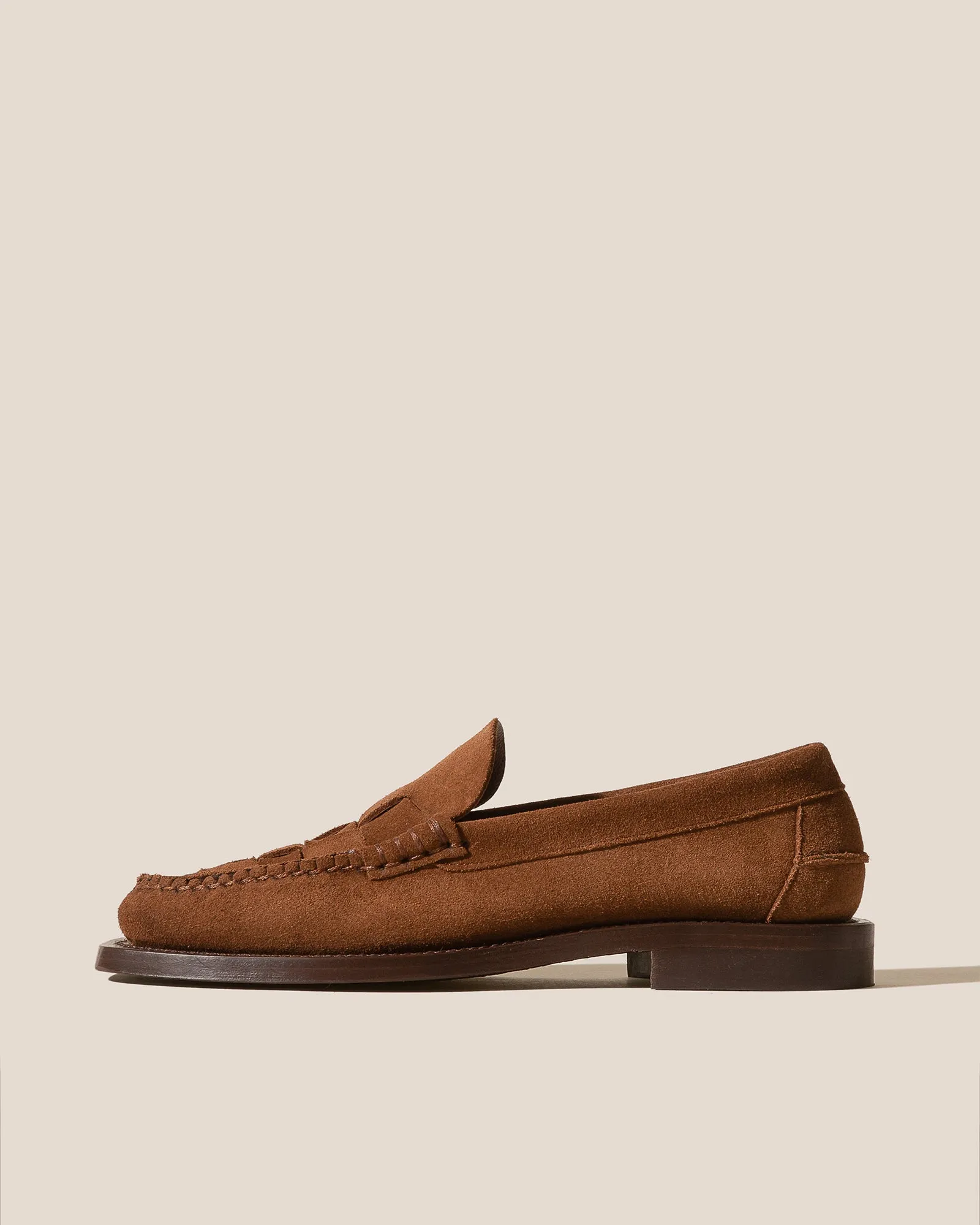 NOMBELA SUEDE - FOR ALL- Interwoven Detail Slip-on Loafer sold by Hereu Studio