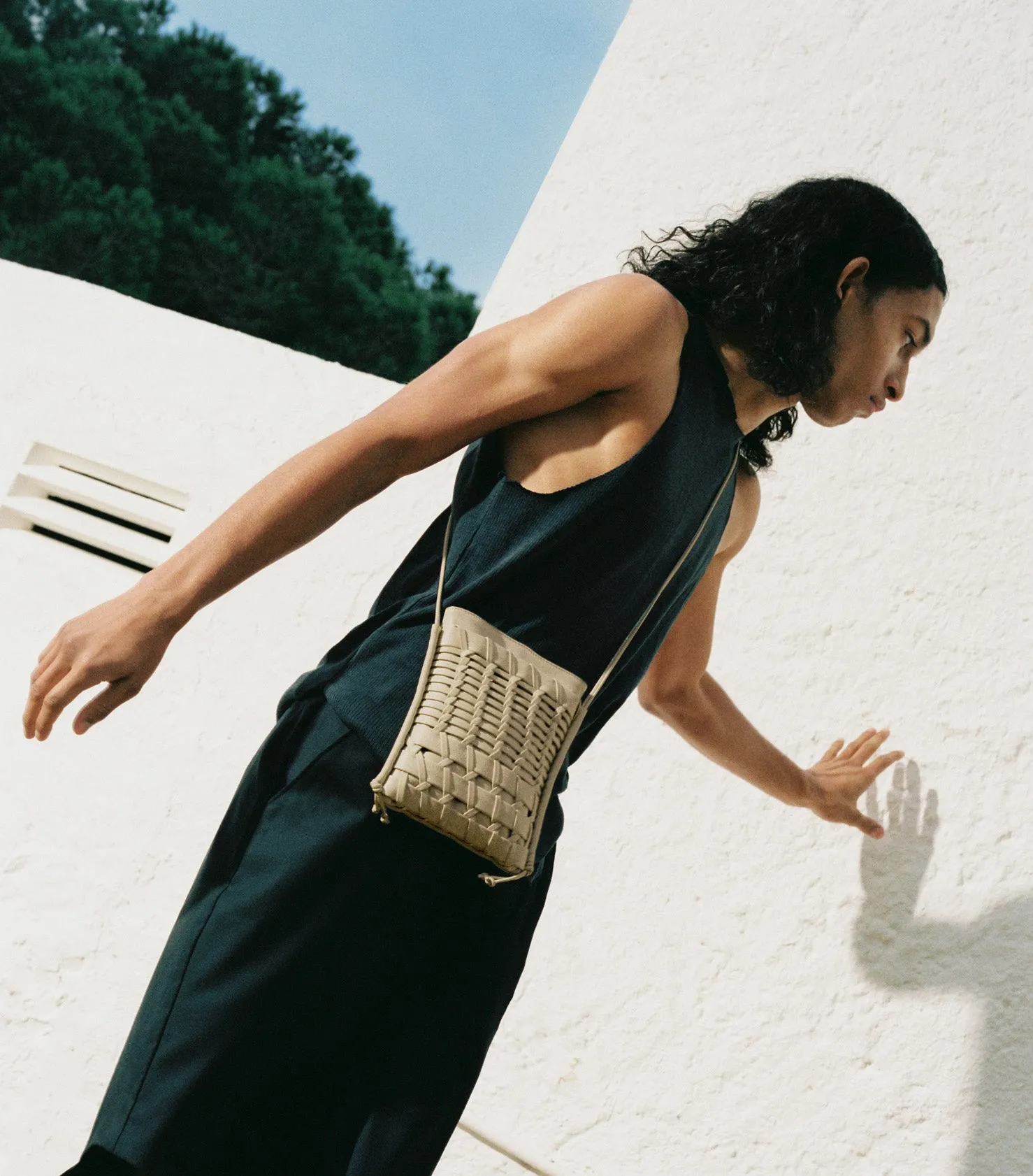 TRENA - Flat Square Crossbody Bag sold by Hereu Studio product image thumbnail 2