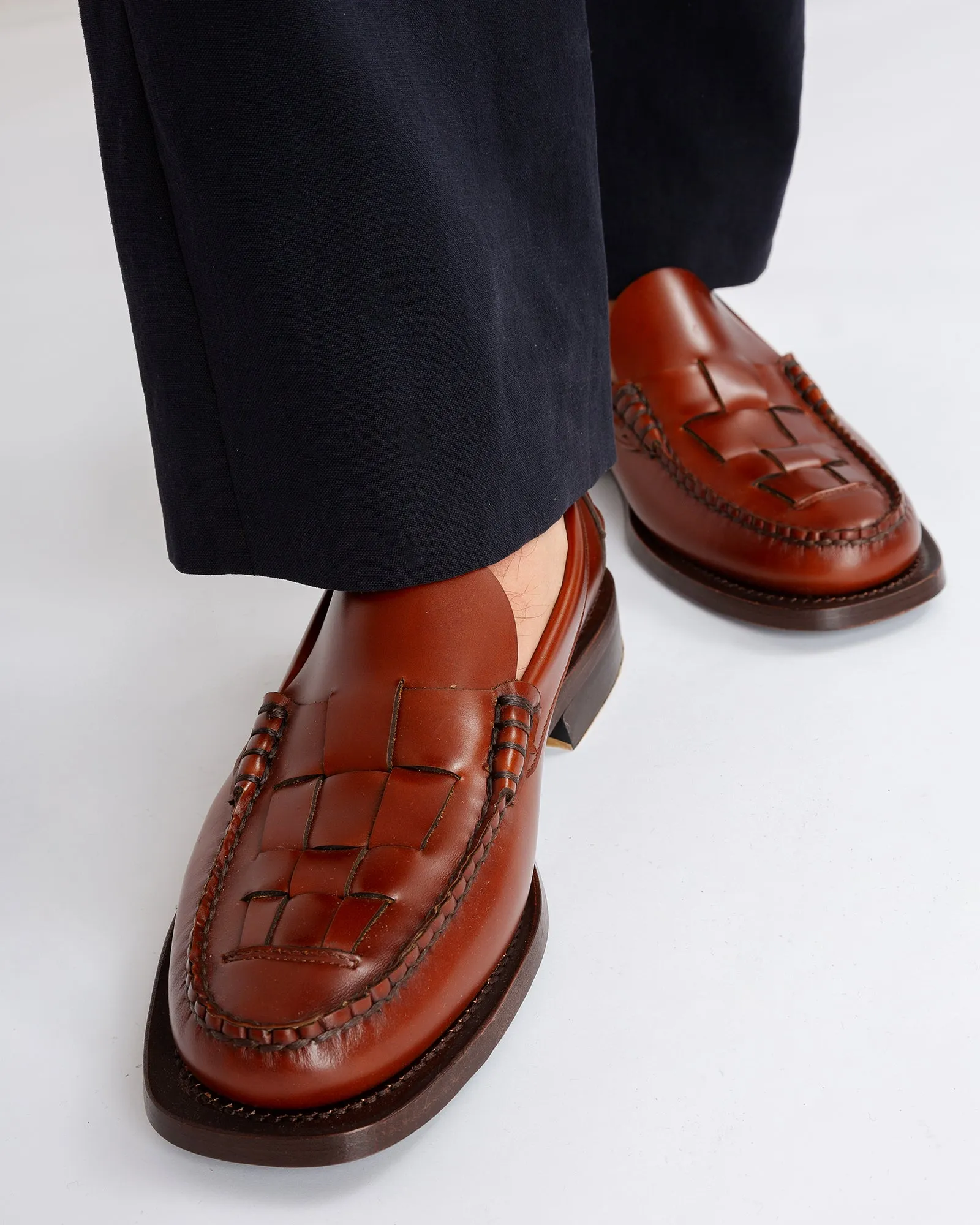 NOMBELA - Interwoven Detail Slip-on Loafer sold by Hereu Studio product image thumbnail 5