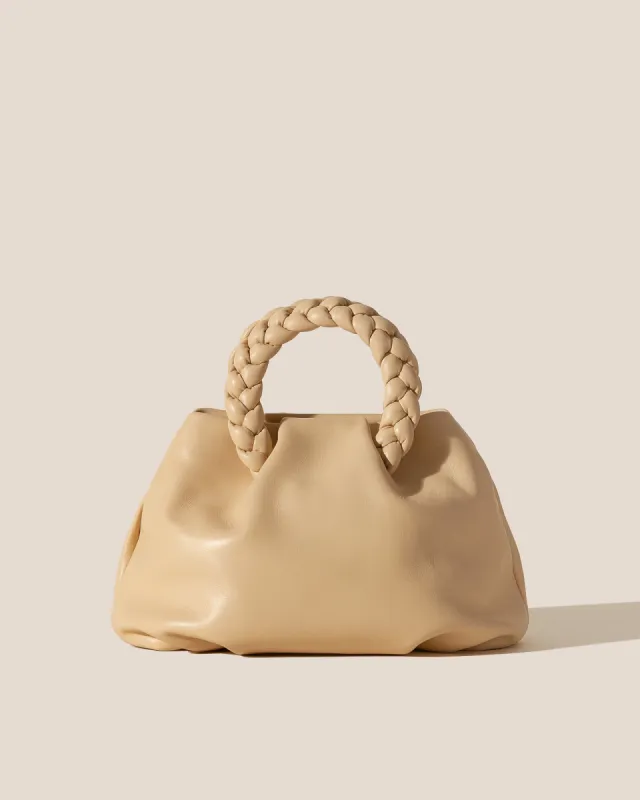 BOMBON M - Plaited-handle Leather Crossbody Bag made by Hereu Studio