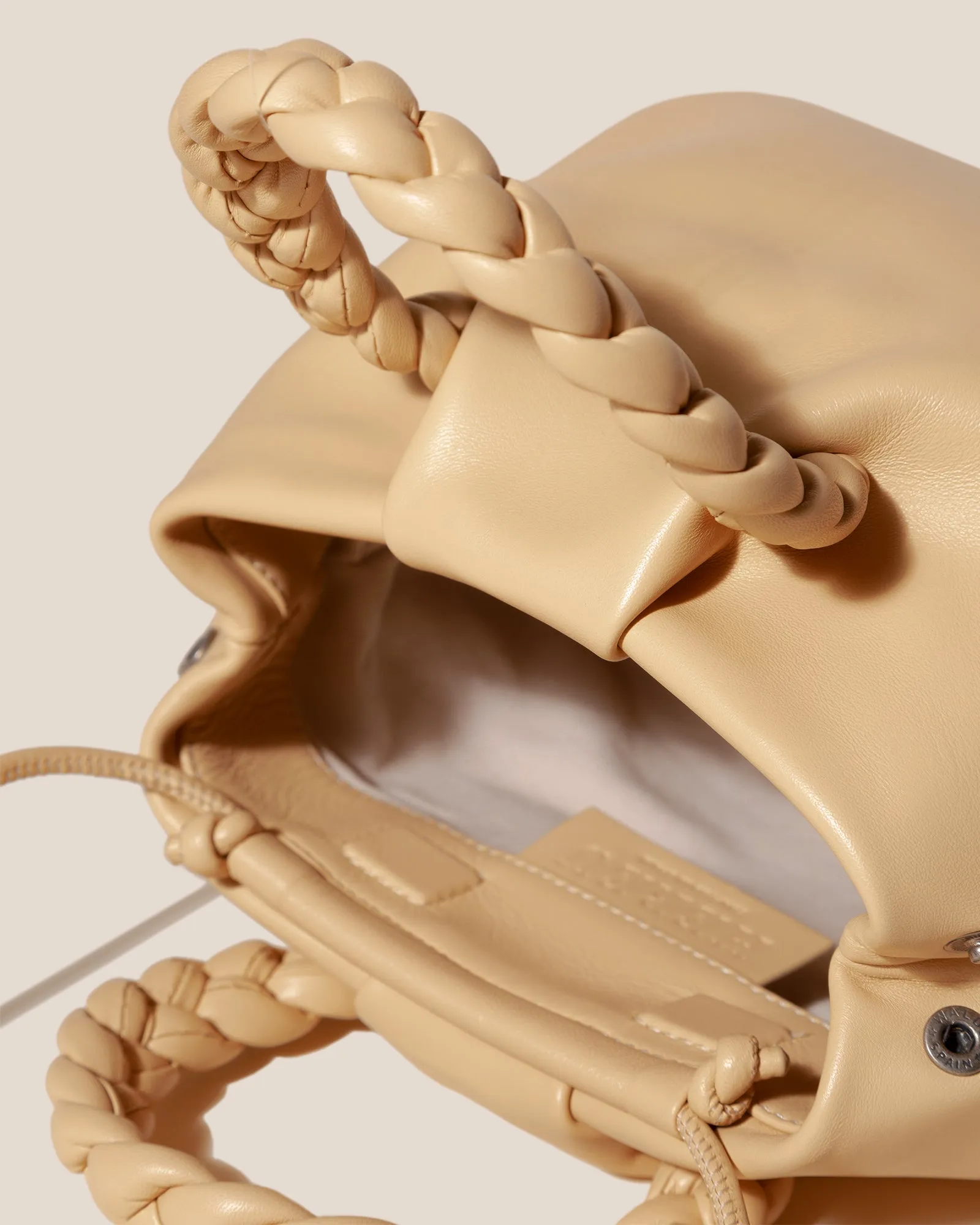 BOMBON M - Plaited-handle Leather Crossbody Bag sold by Hereu Studio product image thumbnail 3