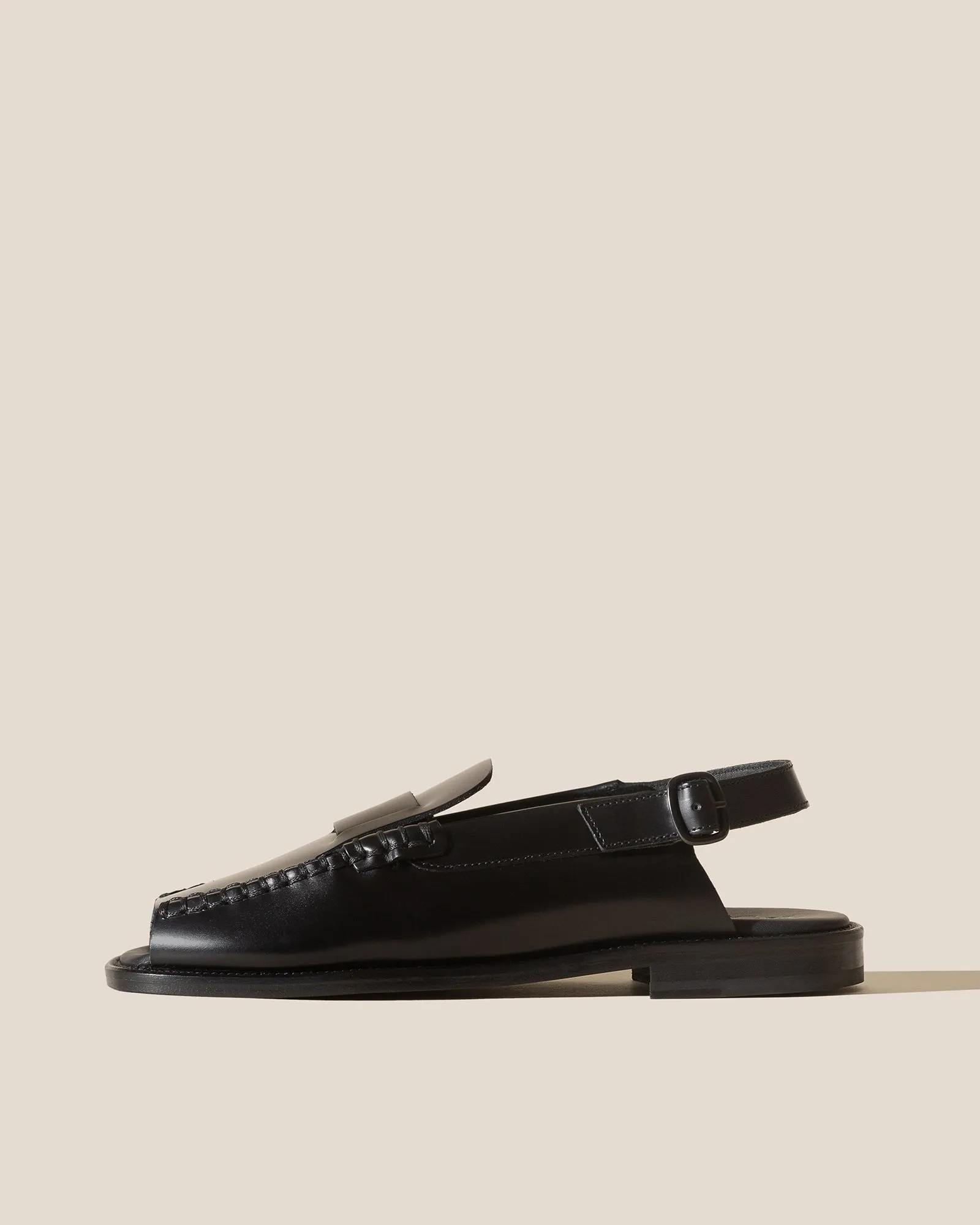 SINEU SANDAL - Open-toe Slingback Loafer sold by Hereu Studio