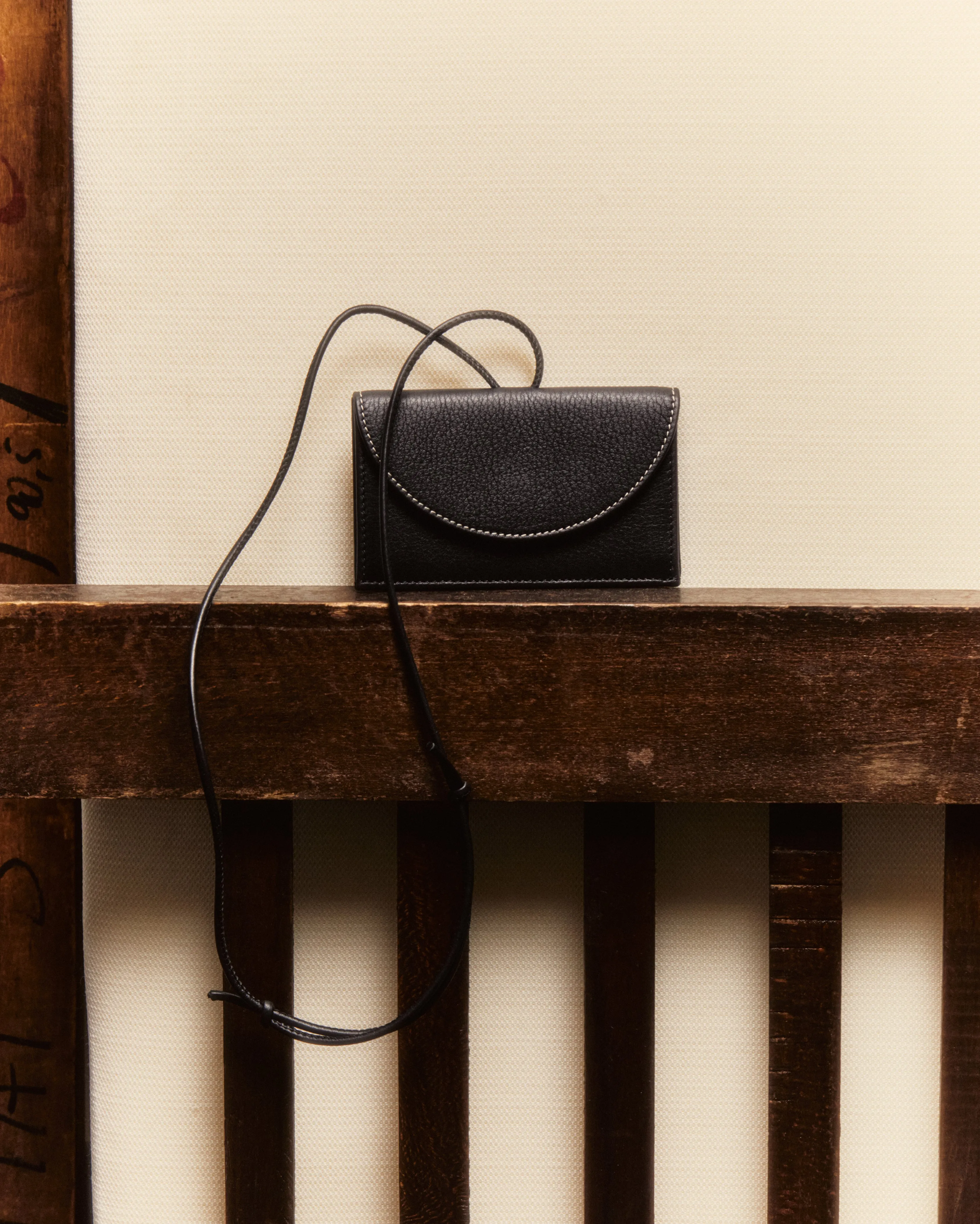 PENJAT - Leather Wallet with Strap sold by Hereu Studio product image thumbnail 2