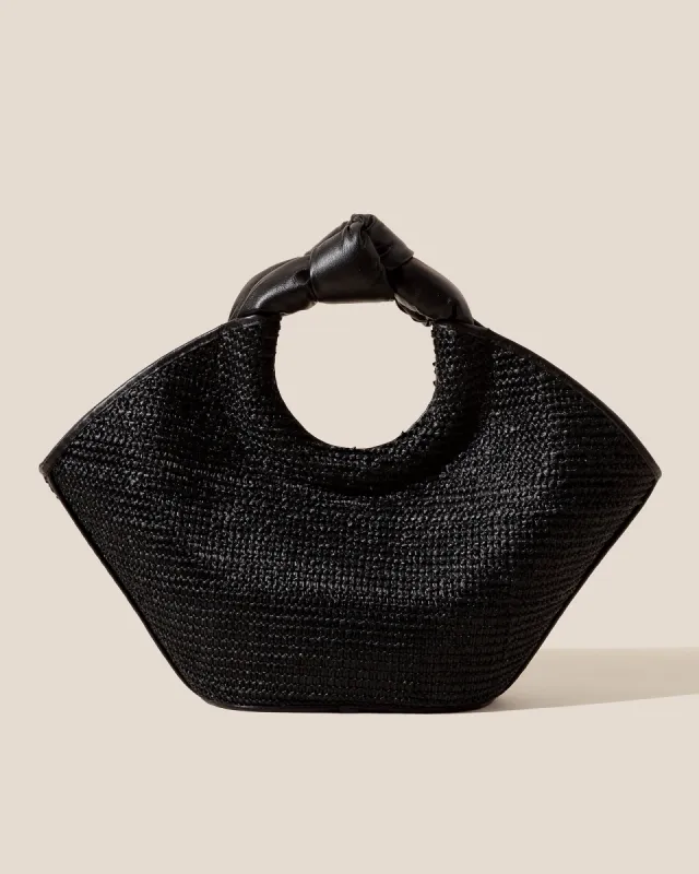 CASTELL RAFFIA - Knotted-handle Tote Bag sold by Hereu Studio