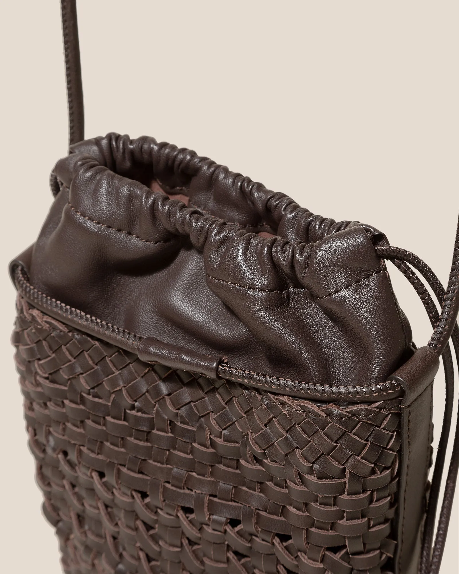PALAU - Hand-Braided Mini Bucket Crossbody Bag sold by Hereu Studio product image thumbnail 2