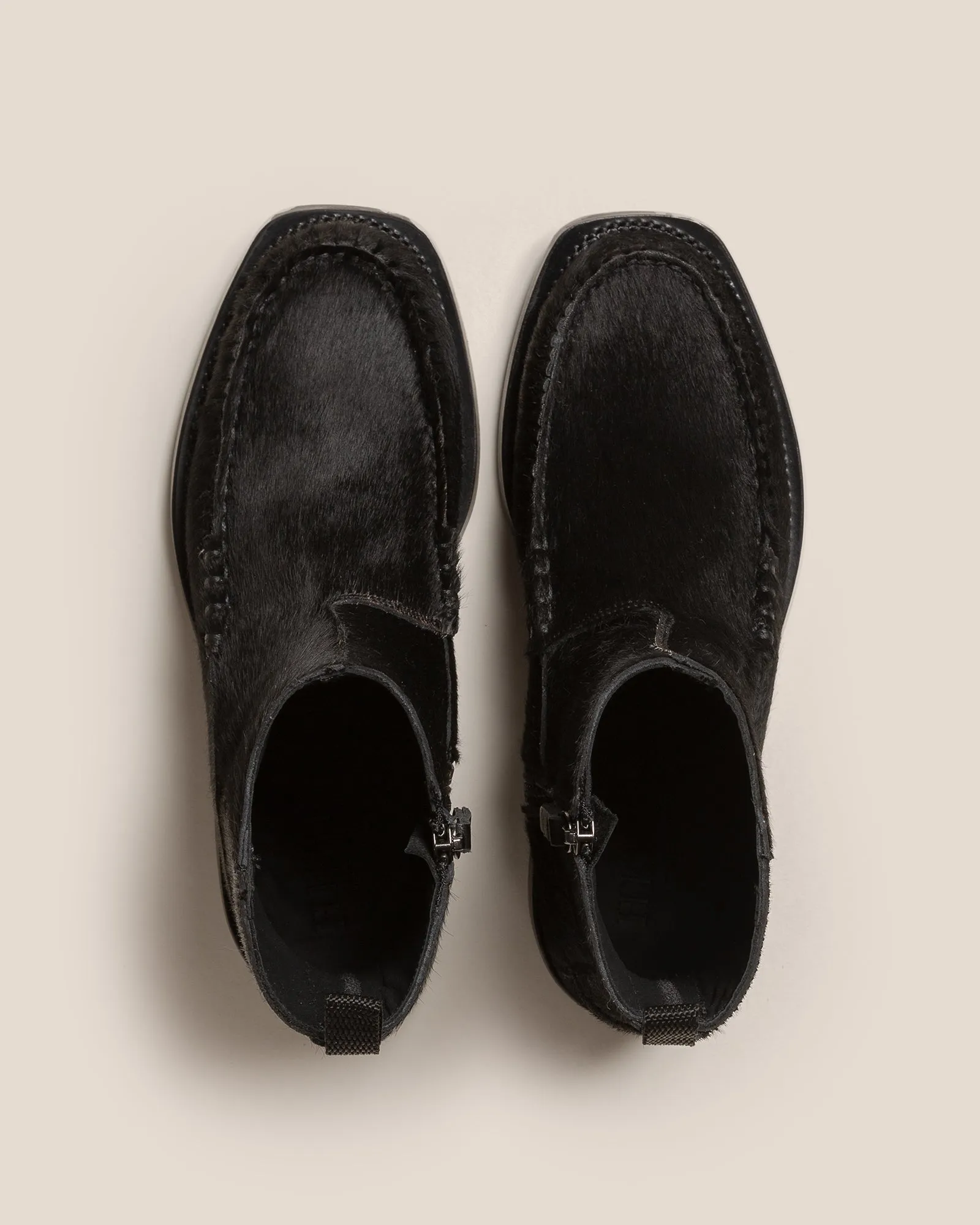 ANDREU CALF HAIR - Low-calf Zipped Boot sold by Hereu Studio product image thumbnail 2