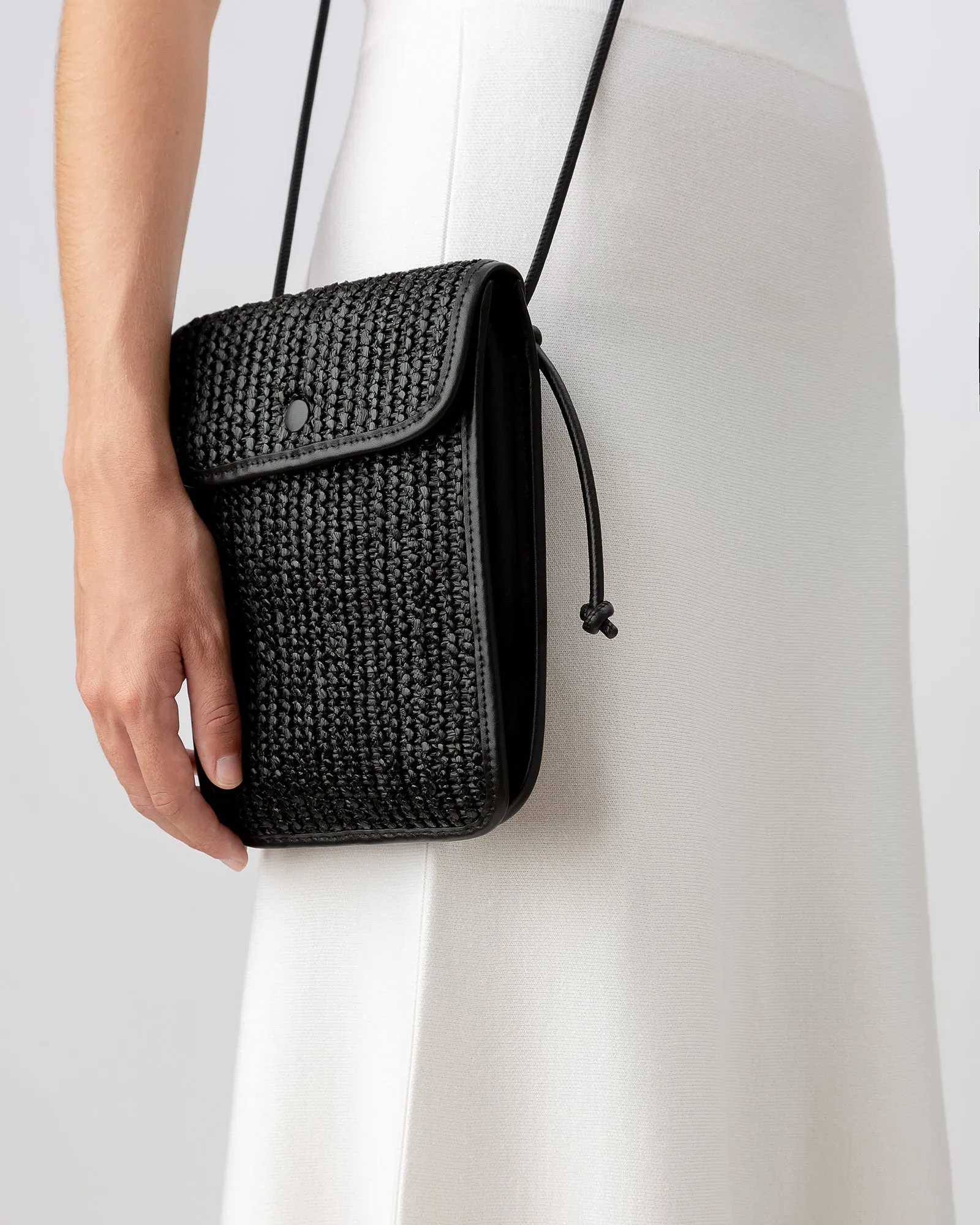 TERRA RAFFIA - Square-Flat Crossbody Bag sold by Hereu Studio product image thumbnail 2