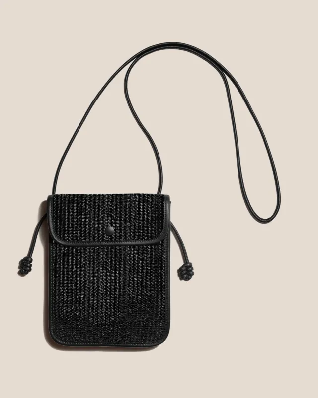 TERRA RAFFIA - Square-Flat Crossbody Bag sold by Hereu Studio