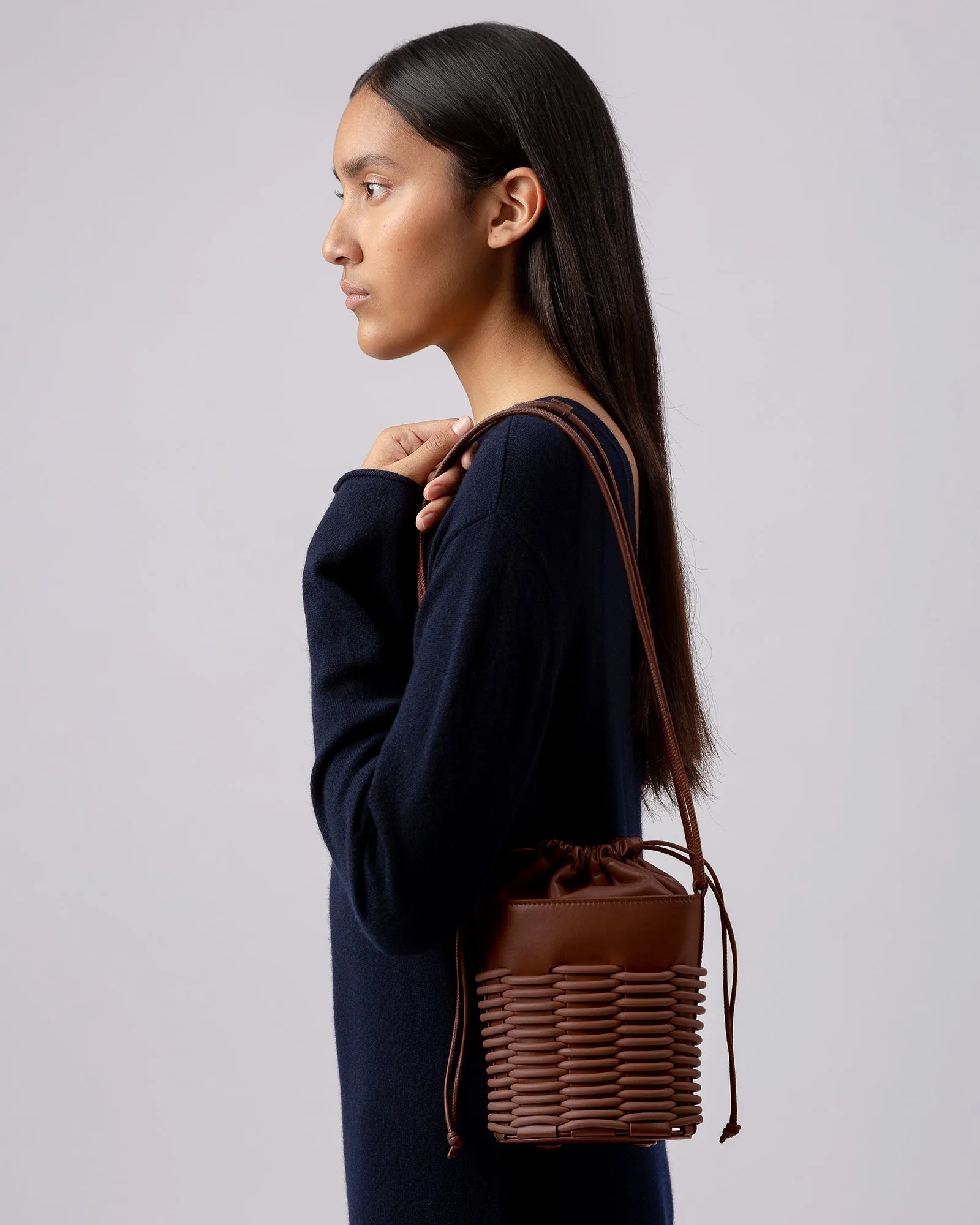 PINAR BUCKET - Braided Detail Crossbody Bag sold by Hereu Studio product image thumbnail 5