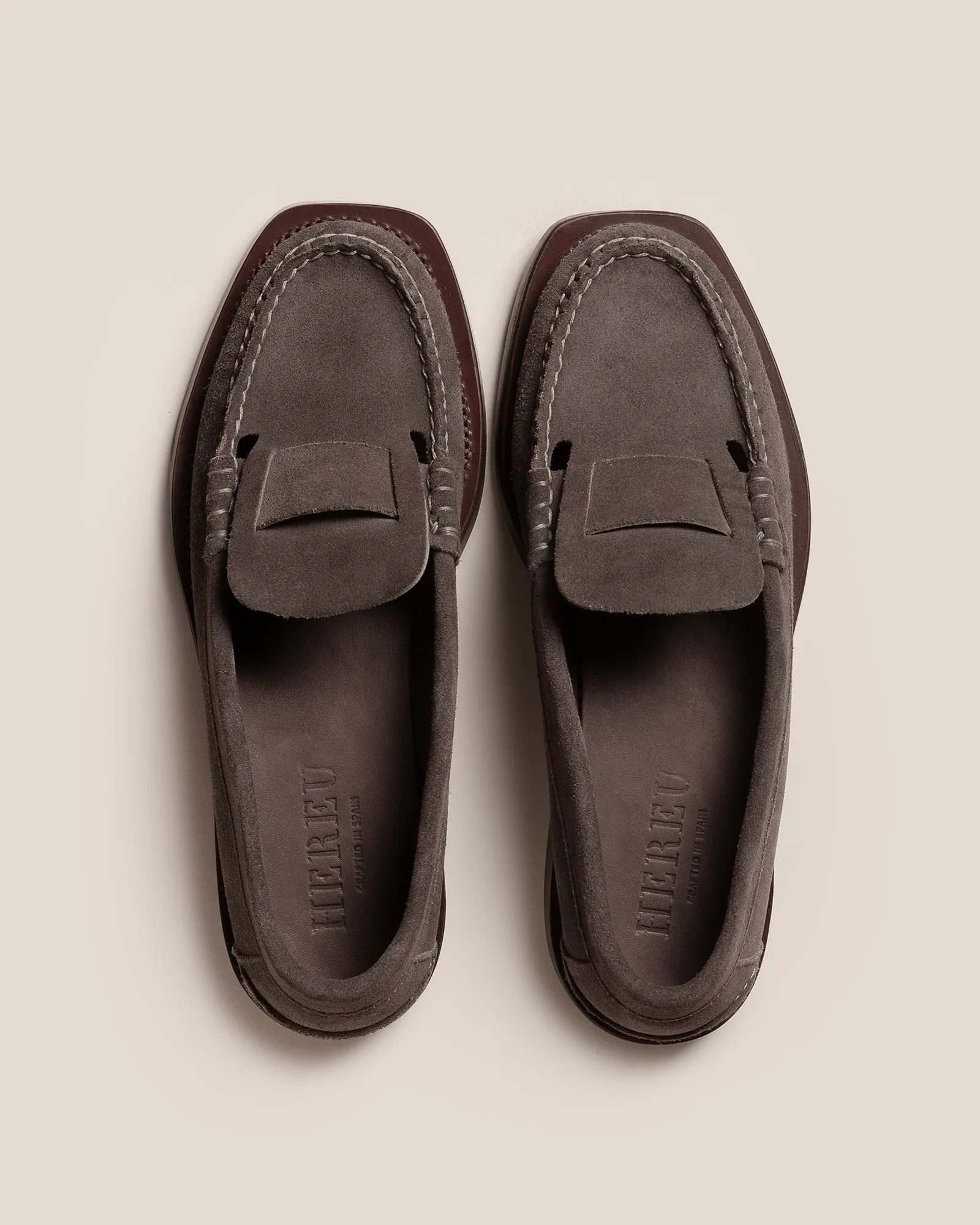 SINEU SUEDE - Men's Interlaced-detail Slip-on Loafer sold by Hereu Studio product image thumbnail 2