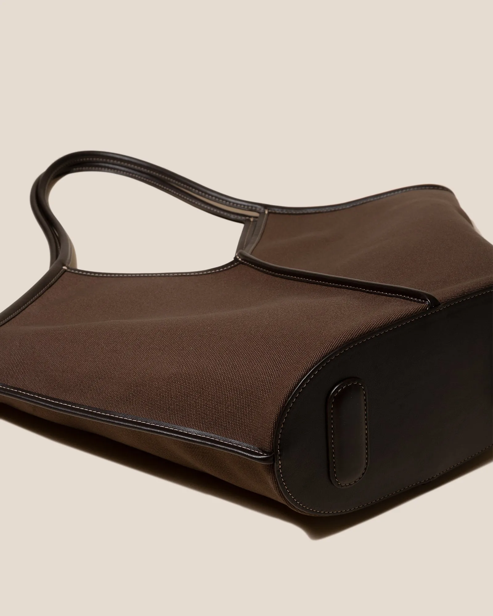 CALELLA - Leather-trimmed Organic Cotton Tote Bag sold by Hereu Studio product image thumbnail 4