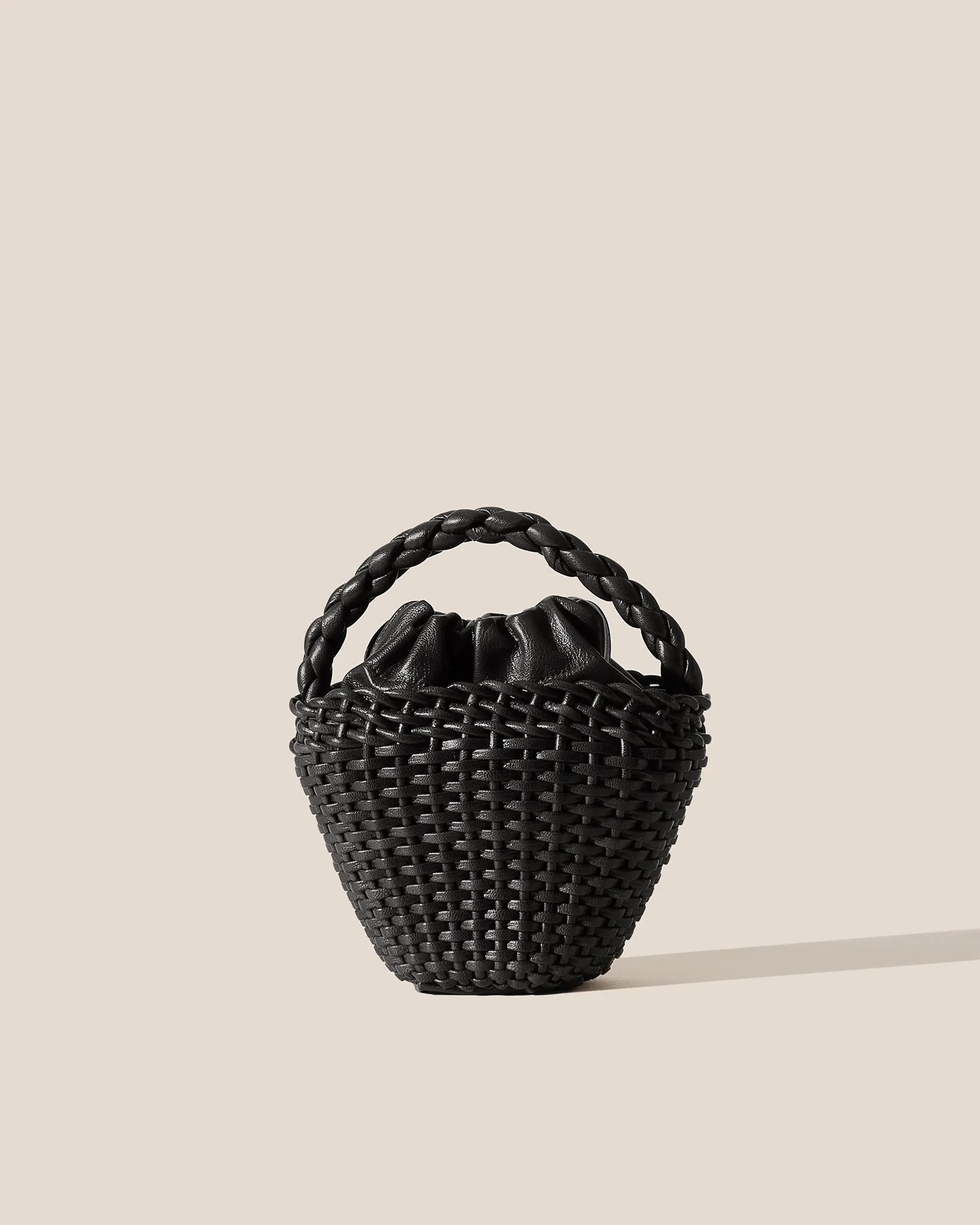 FIOL TOTE LEATHER - Hand-Braided Mini Tote Bag sold by Hereu Studio