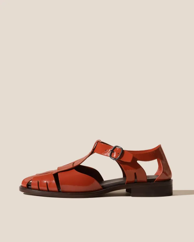 PESCA CRINKLED GLOSSY - Fisherman Sandal sold by Hereu Studio