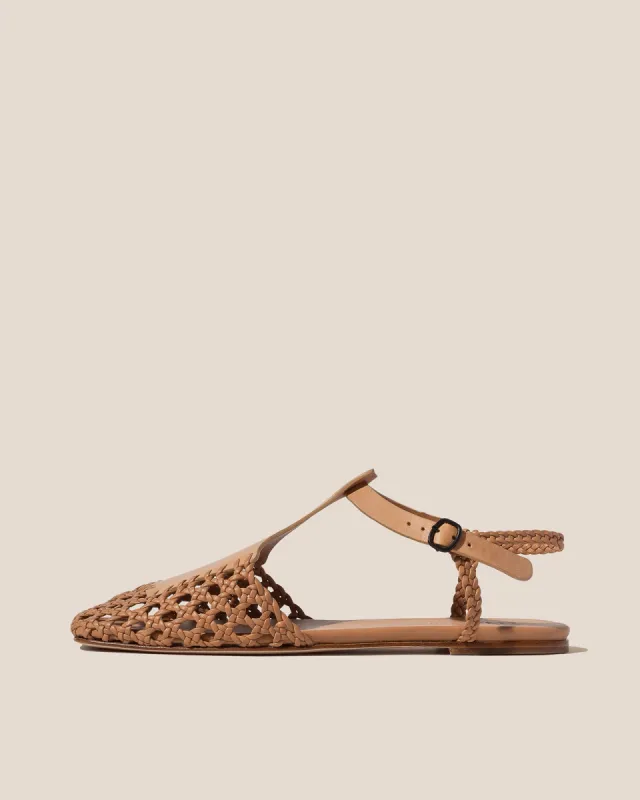 REIXA - Woven T-bar Sandal sold by Hereu Studio
