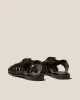 ALARO - Square-Toe T-bar Sandal sold by Hereu Studio