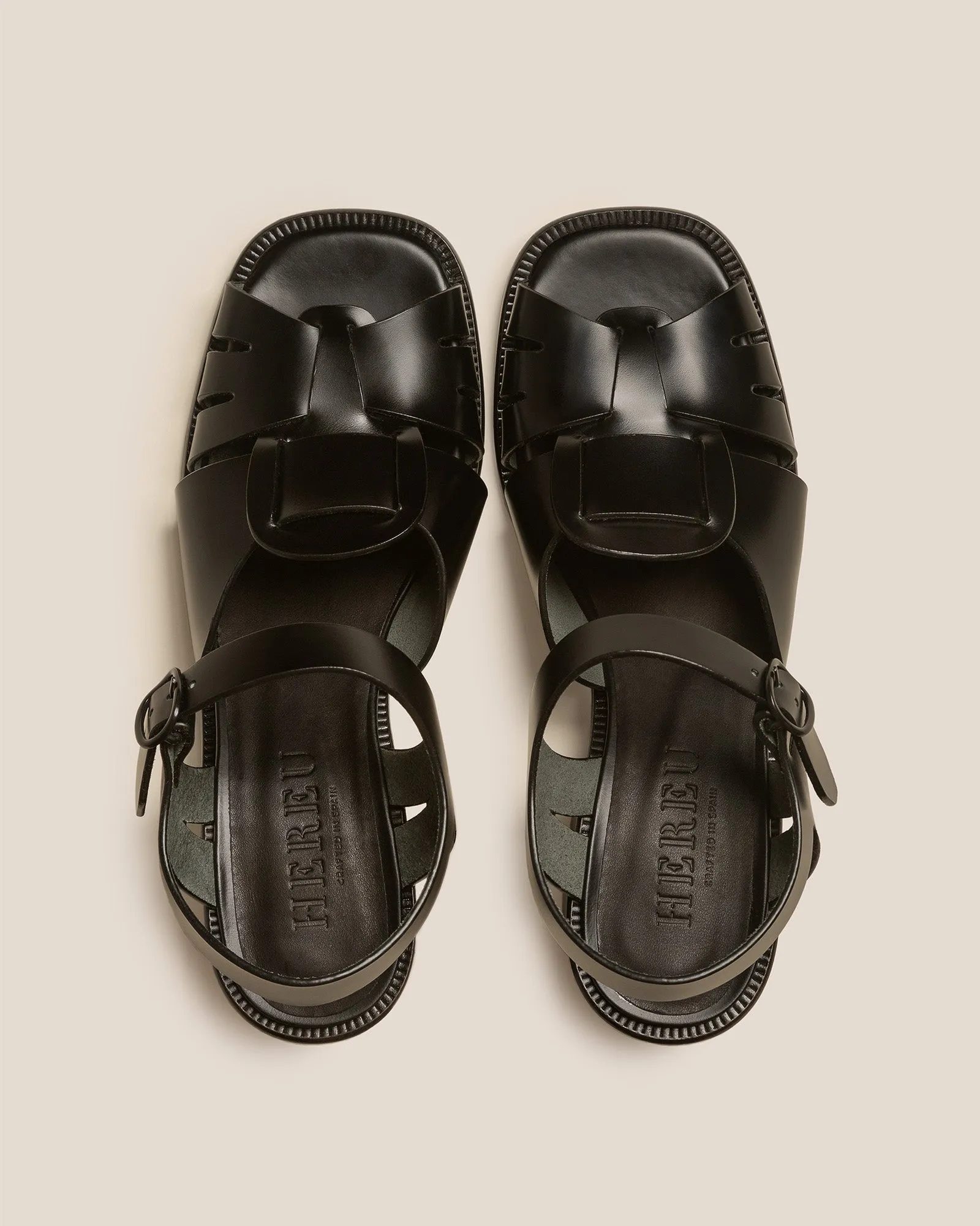 ANCORA SQUARED HEELED - Open-Toe Fisherman Sandal sold by Hereu Studio product image thumbnail 2