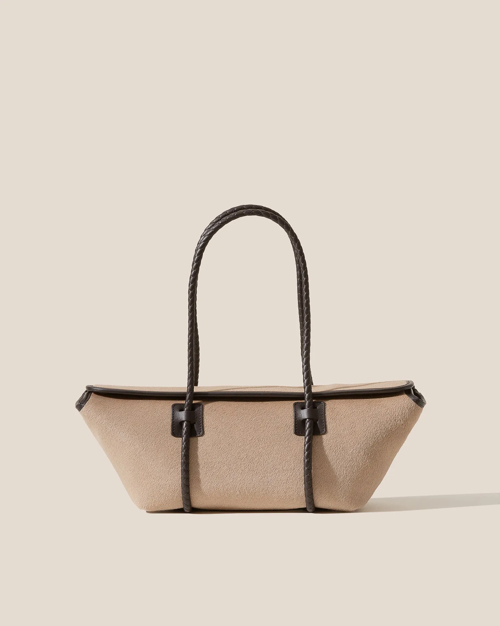 FORNA CALF HAIR - Leather-Framed Shoulder Bag sold by Hereu Studio