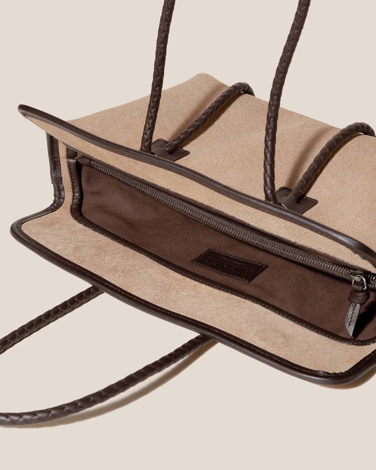 FORNA CALF HAIR - Leather-Framed Shoulder Bag sold by Hereu Studio product image thumbnail 3