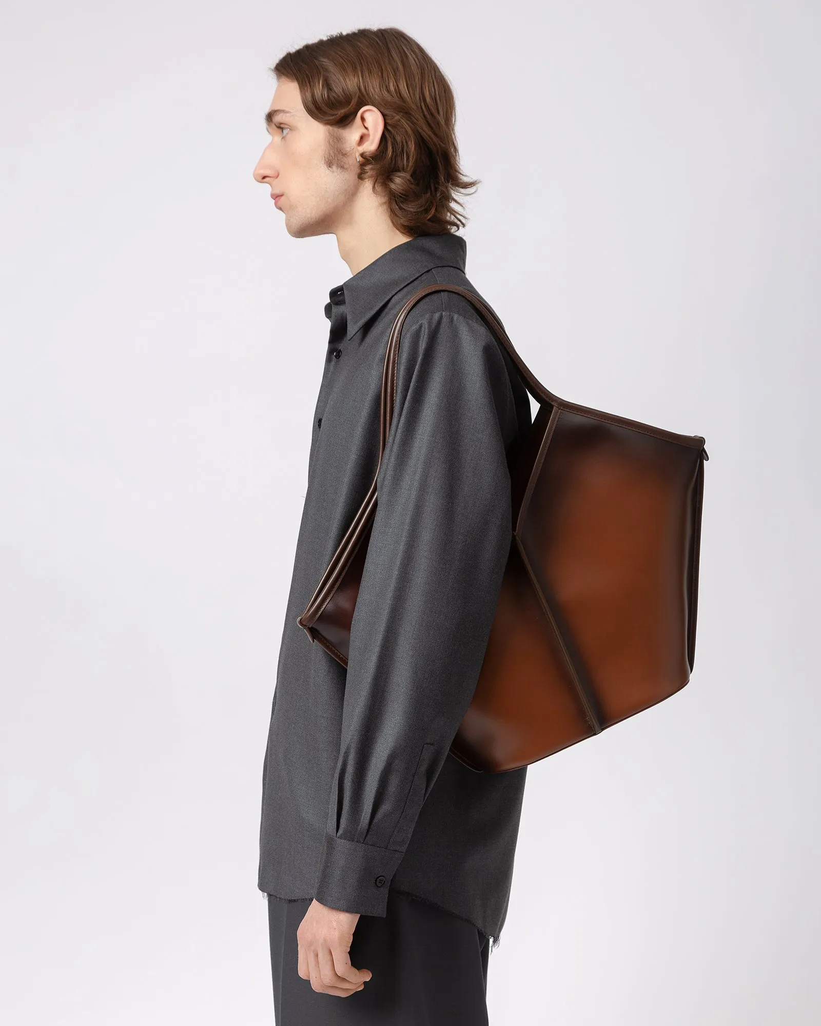 CALELLA AIRBRUSHED - Leather Tote Bag sold by Hereu Studio product image thumbnail 3