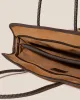 FORNA TOTE SUEDE - Leather Framed Shoulder Bag sold by Hereu Studio