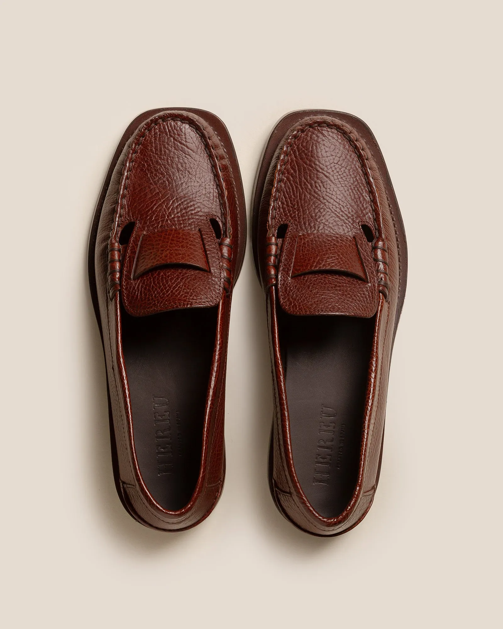 SINEU GRAINY - Men's Interlaced-detail Slip-on Loafer sold by Hereu Studio product image thumbnail 2