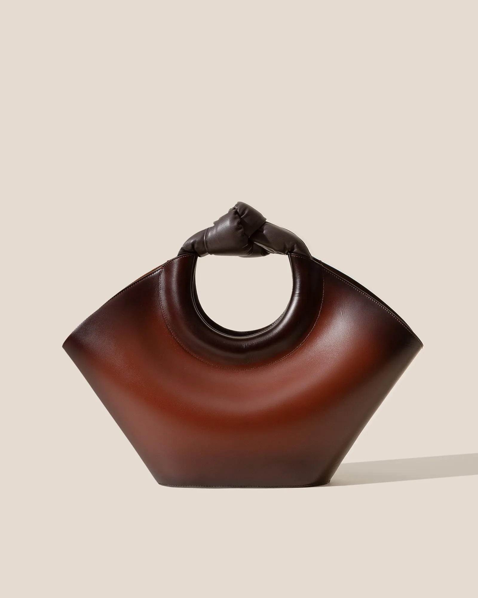 CASTELL AIRBRUSHED - Knotted-handle Leather Tote Bag sold by Hereu Studio product image thumbnail 2