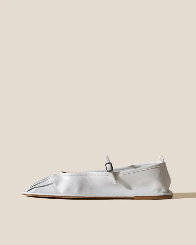 DANSA - Pleated-Toe Mary Jane Pump sold by Hereu Studio
