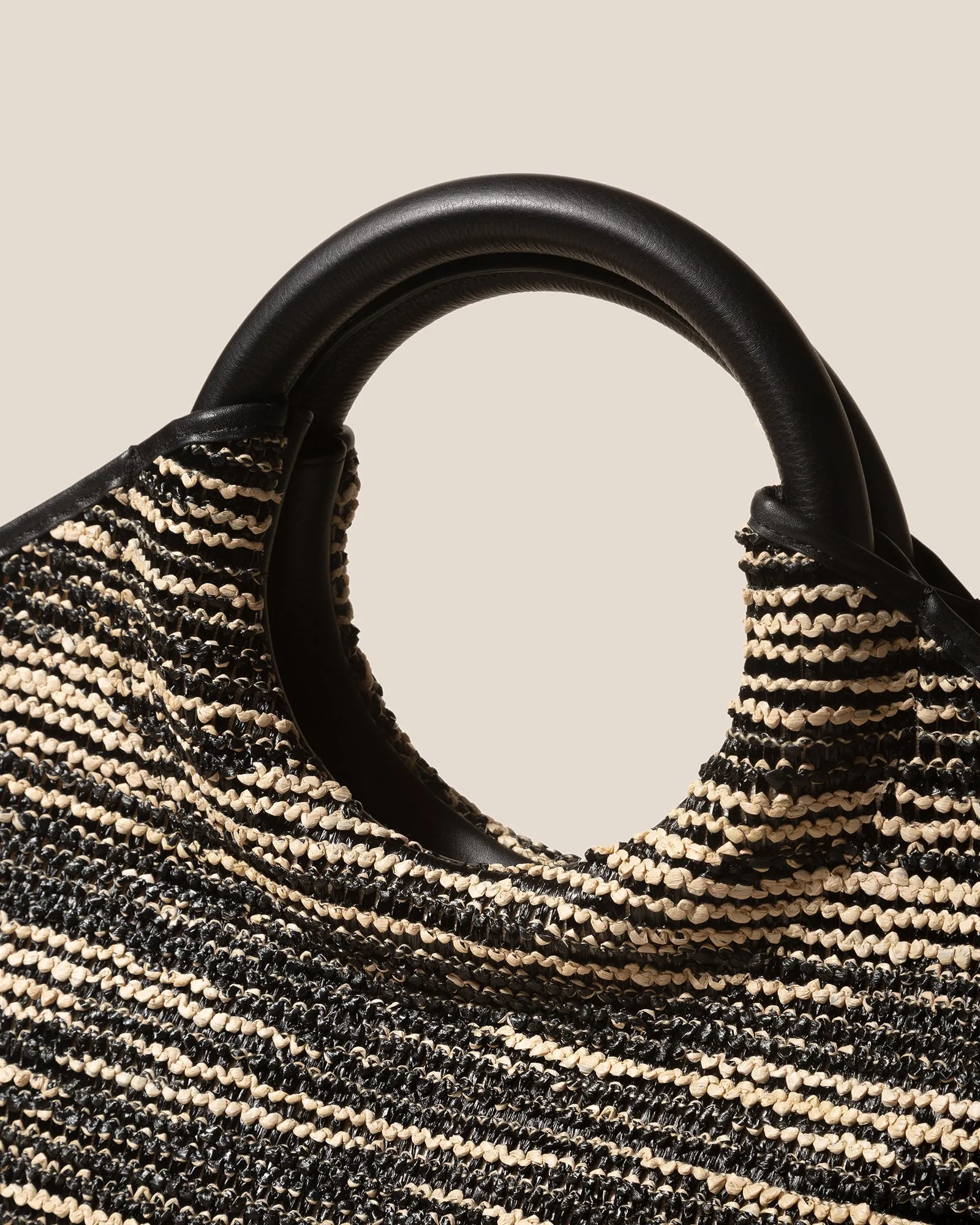 CABASSA RAFFIA BICOLOUR - Round-handle Tote Bag sold by Hereu Studio product image thumbnail 2