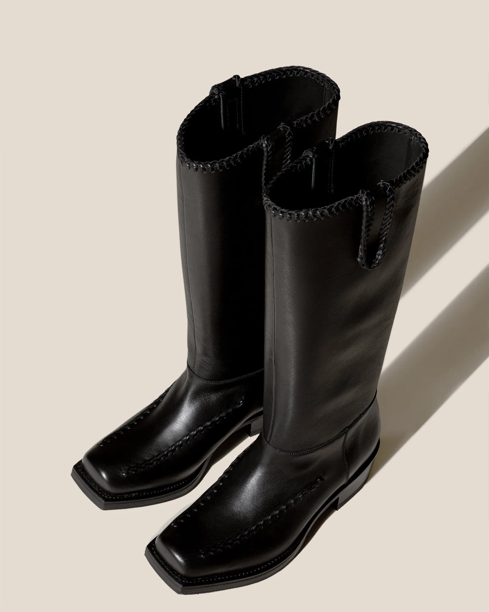 GALILEA - Square-Toe Braided Detail Boot sold by Hereu Studio product image thumbnail 3