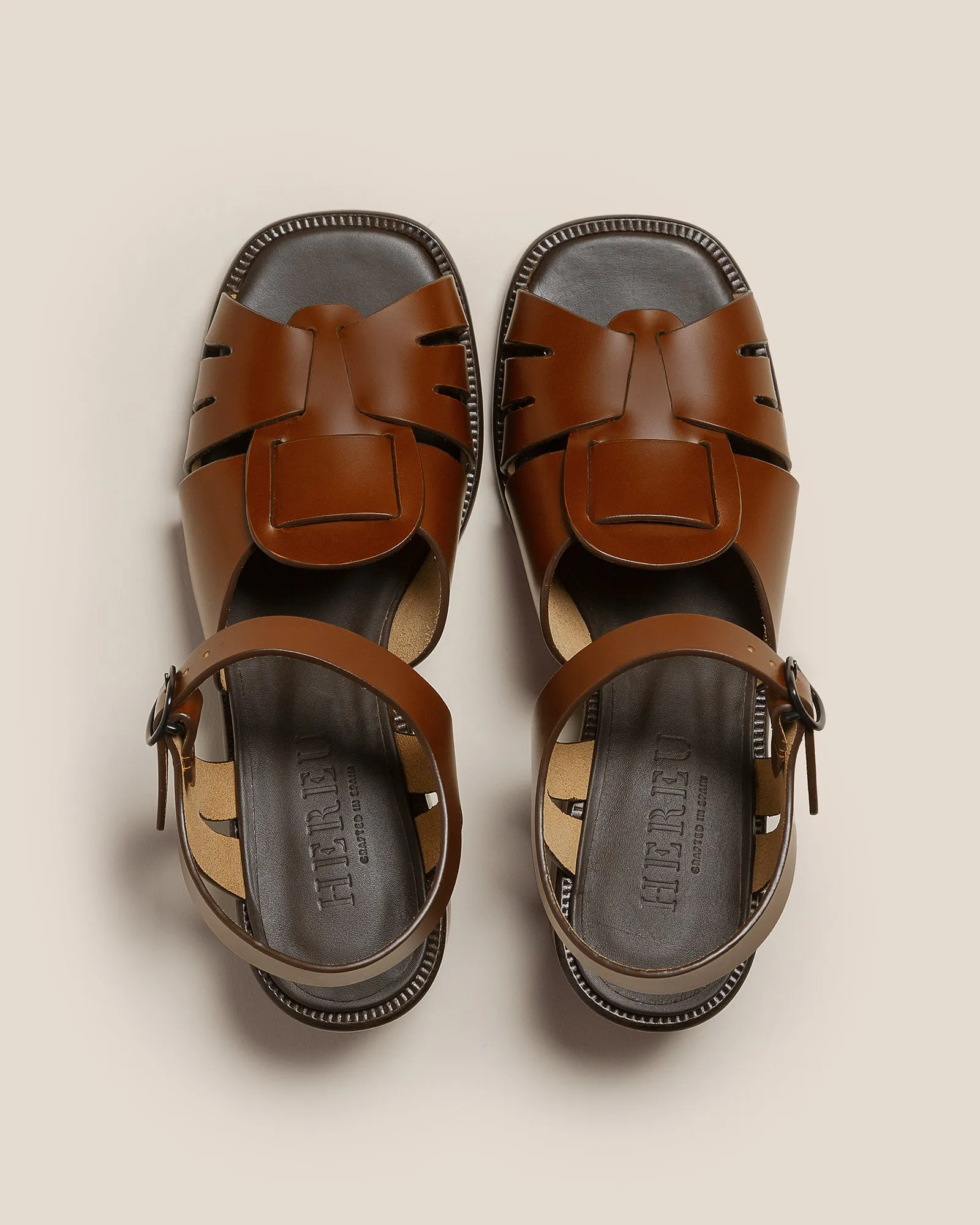 ANCORA SQUARED HEELED - Open-Toe Fisherman Sandal sold by Hereu Studio product image thumbnail 2