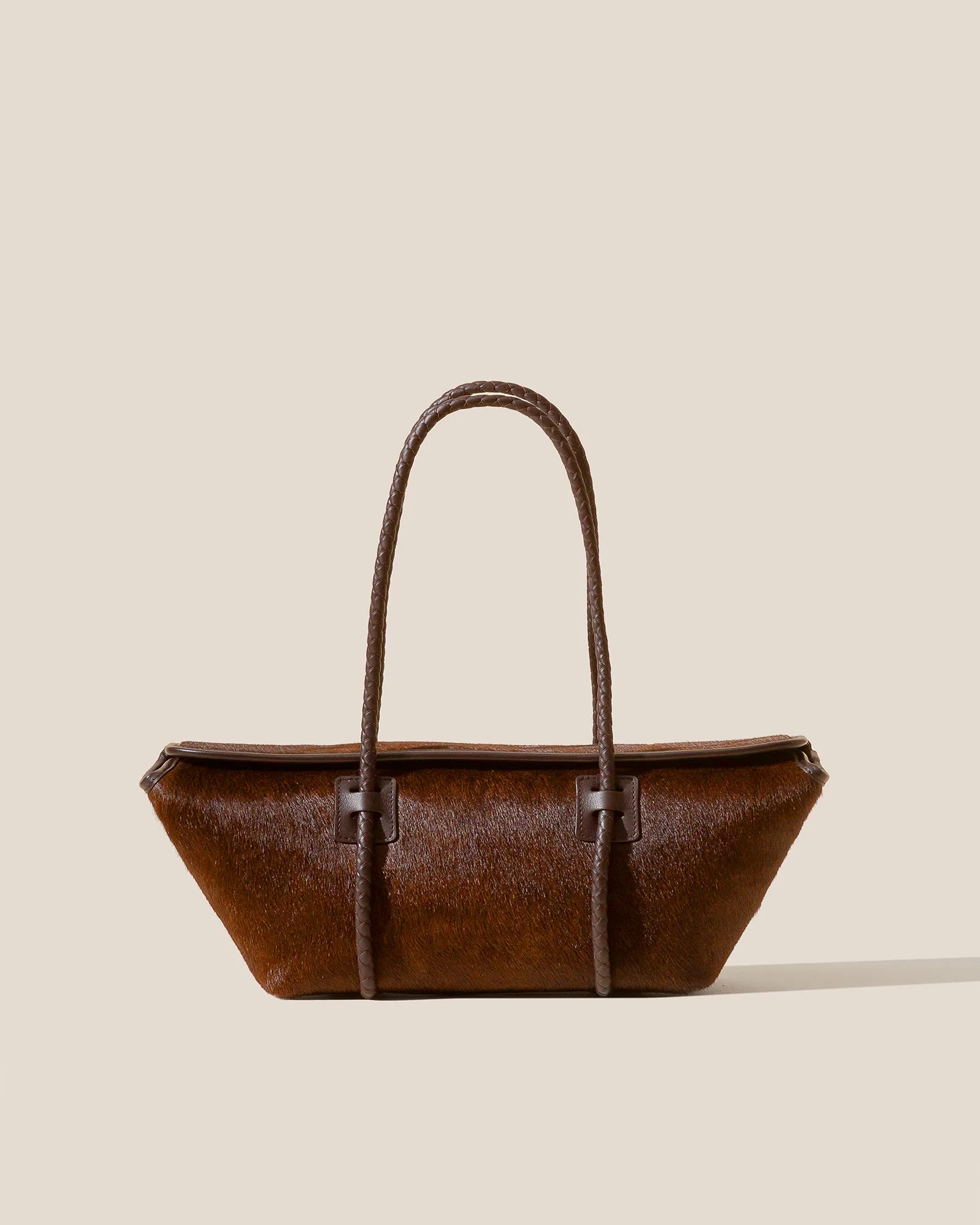 FORNA CALF HAIR - Leather Framed Shoulder Bag sold by Hereu Studio