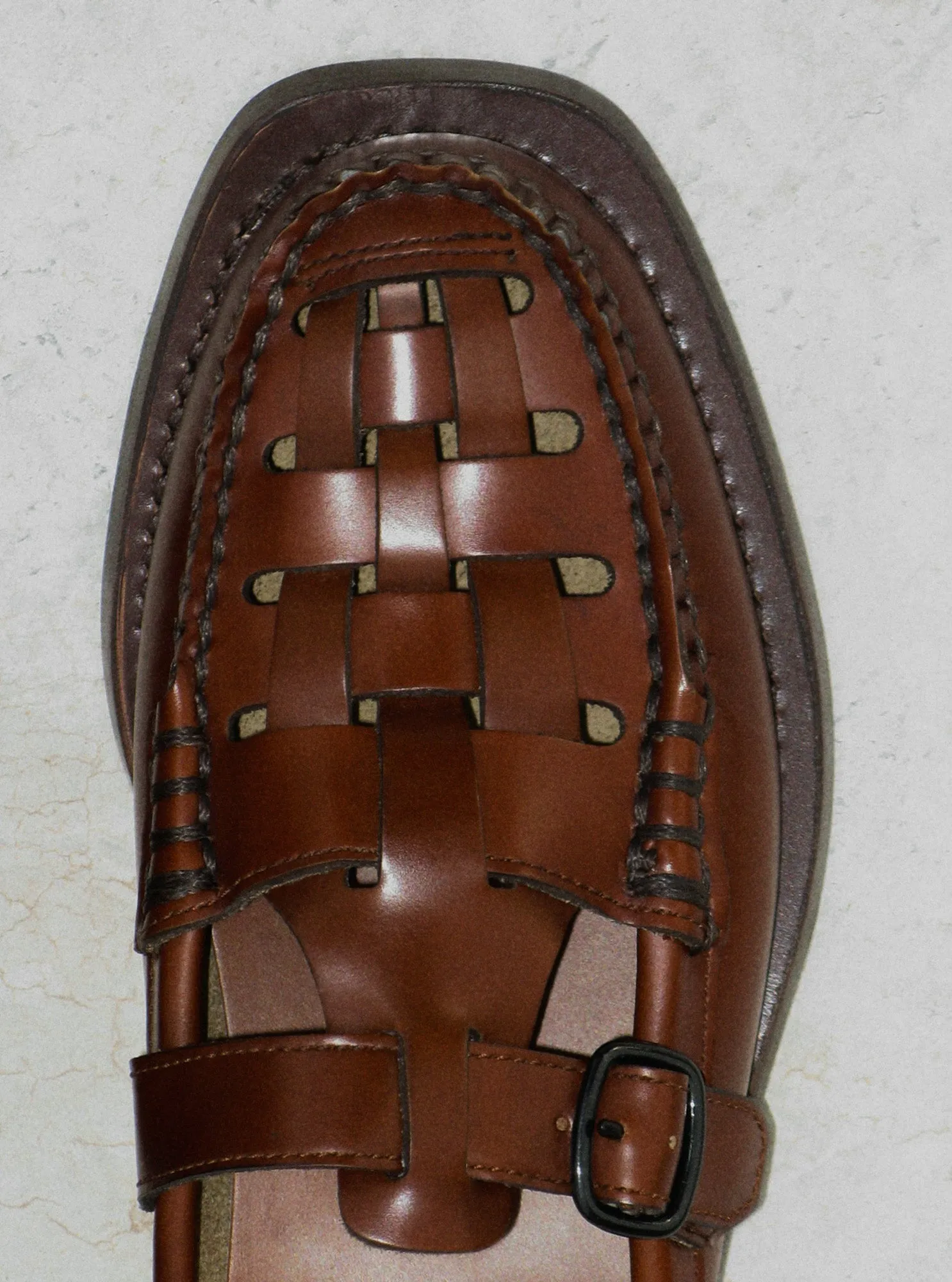 BONELL - FOR ALL - Woven T-bar Mule Loafer sold by Hereu Studio product image thumbnail 2