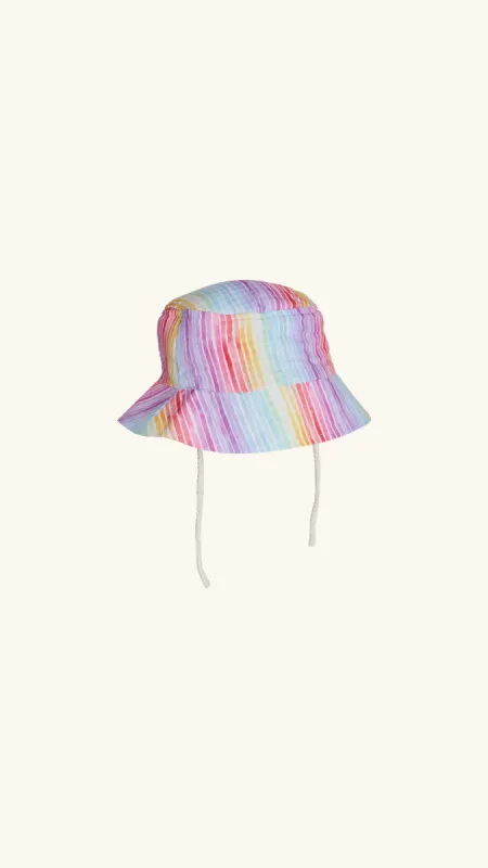 Multi stripe hat made by Arizona Love