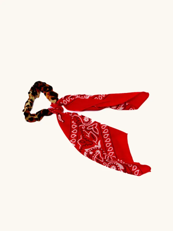 Ponytail Chouchou Red Leo sold by Arizona Love