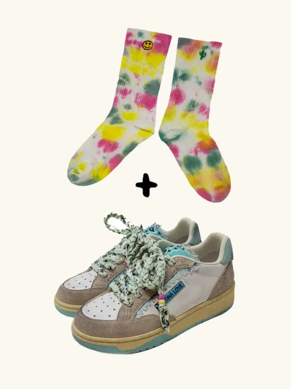 Pack sneakers aqua sold by Arizona Love