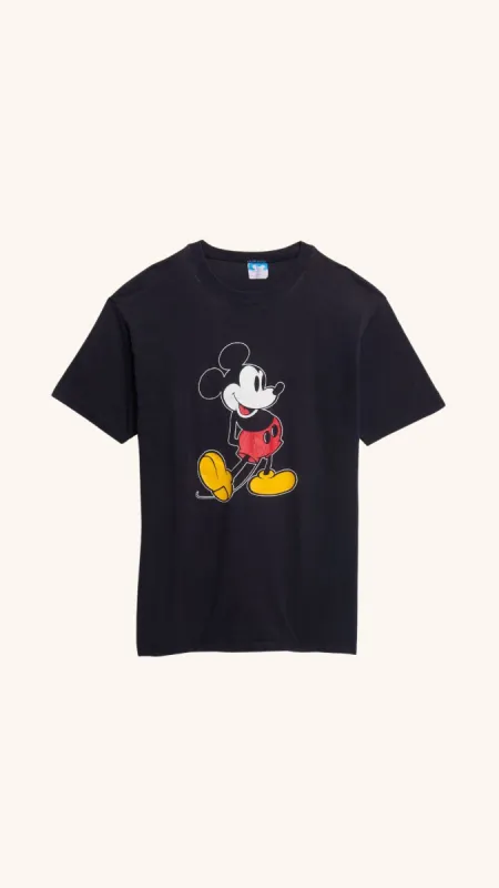 T-shirt Vintage Mickey Black sold by Arizona Love