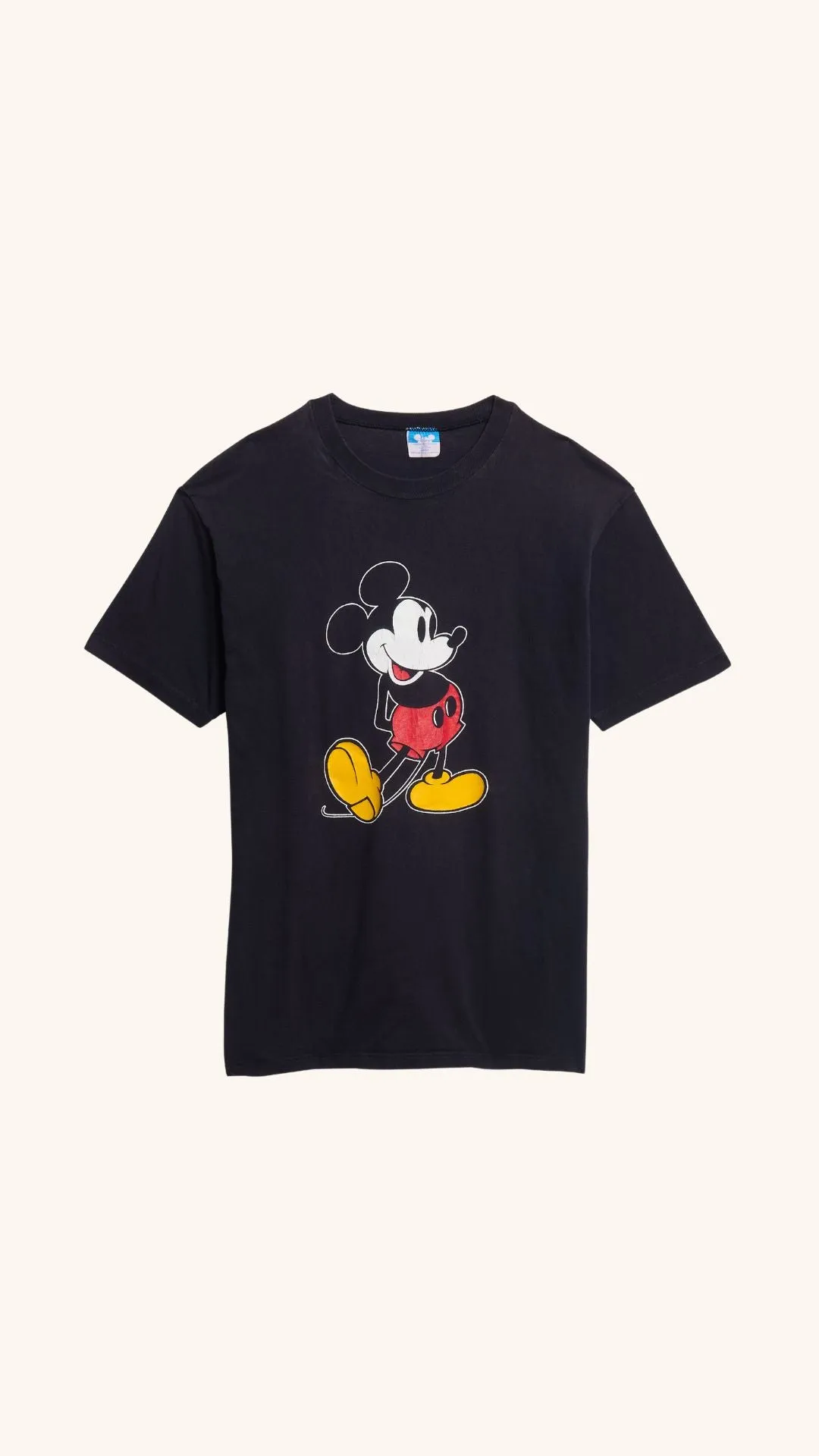 T-shirt Vintage Mickey Black sold by Arizona Love