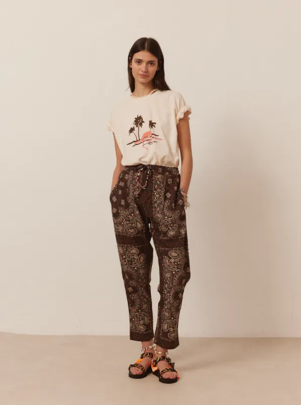 Bandana leopard pants made by Arizona Love