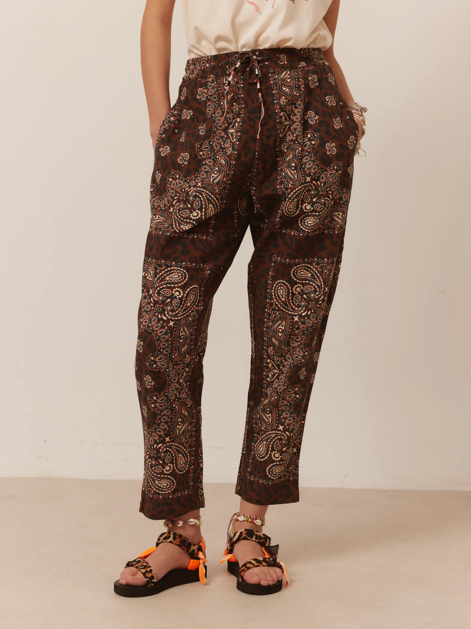 Bandana leopard pants sold by Arizona Love product image thumbnail 2