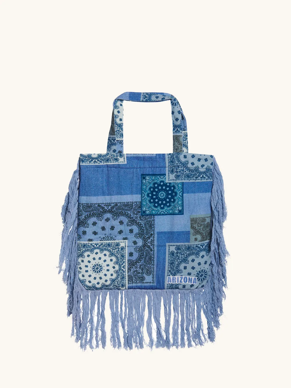 Denim quilt bag sold by Arizona Love product image thumbnail 2