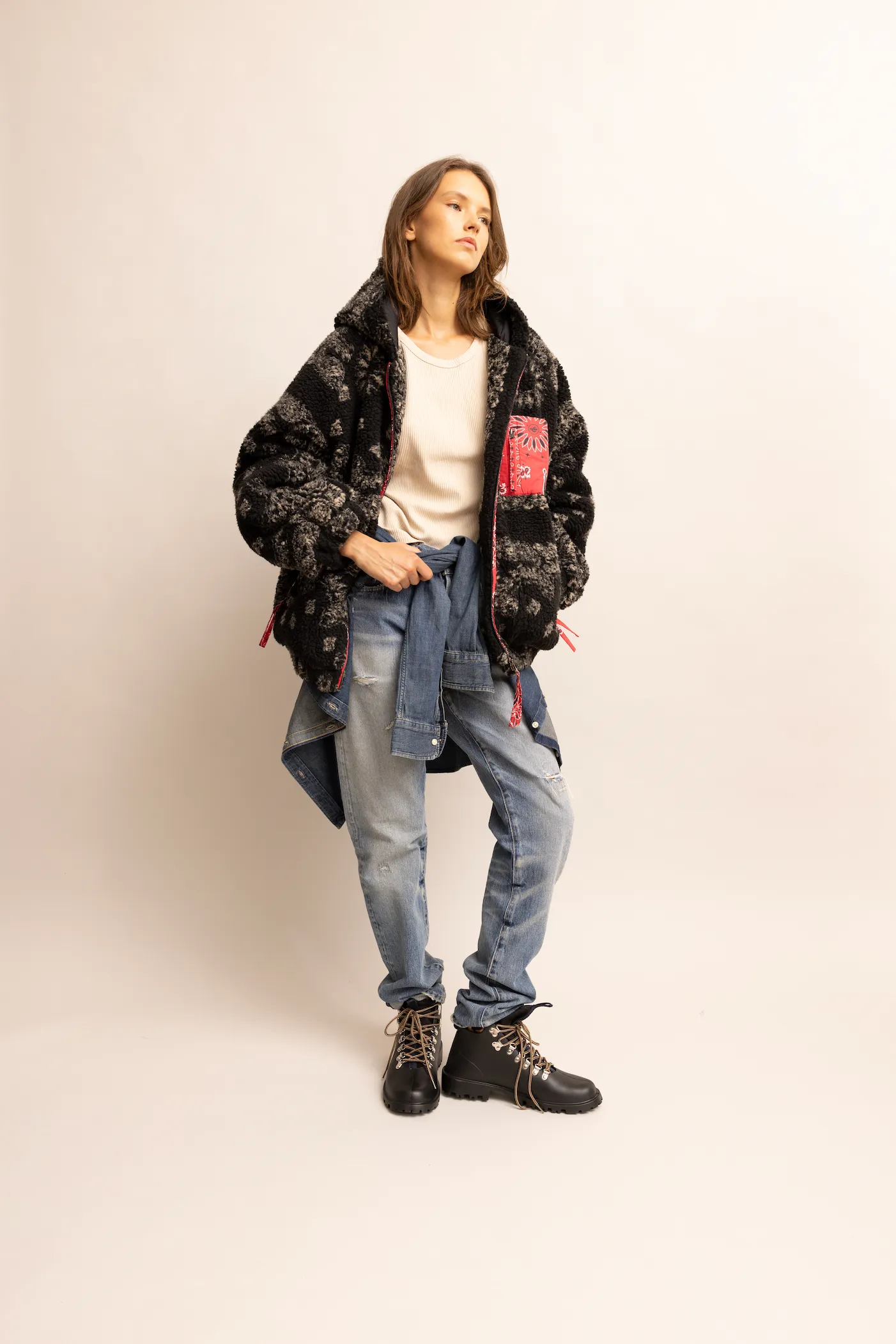 Hills jacket black bandana sold by Arizona Love product image thumbnail 4