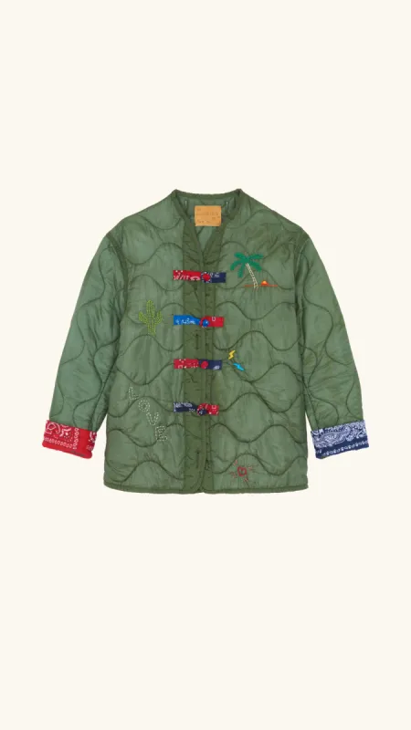 Kung fu jacket made by Arizona Love
