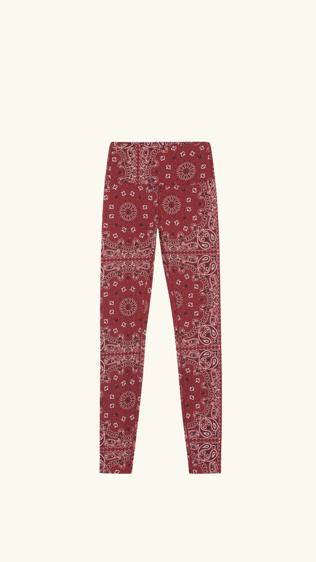 YOGA LEGGING BURGUNDY BANDANA sold by Arizona Love